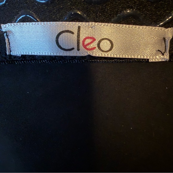 Cleo, Women’s Black Sheer Corset Adjustable Strap & Back Bustier Top, Size L - Picture 7 of 9